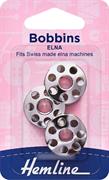Elna Metal Bobbins, Swiss Machines, 3Pack 